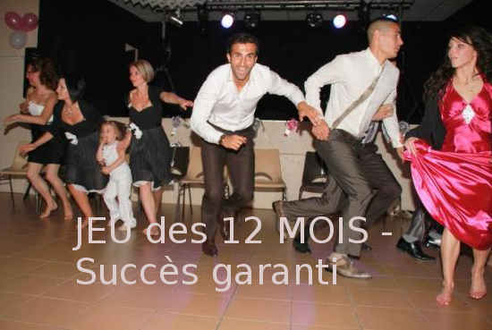 Gage Mensuel Mariage Jeu Des 12 Mois Pour Mariage - Animation Festive Avec Défis Et Fous Rires Garantis Jeu En Bois